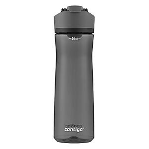 2 Pack Contigo Cortland 2.0 24oz. Water Bottle with AUTOSEAL® Lid(Licorice/Spirulina) $17.99 + Free S&H w/ Prime or $35+