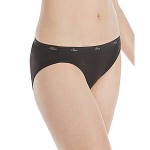 10-Pack Hanes Women's Tagless Cotton Underwear (Bikini, Briefs, High Cut) $11.98 + Free S&H w/ Walmart+ or on $35+