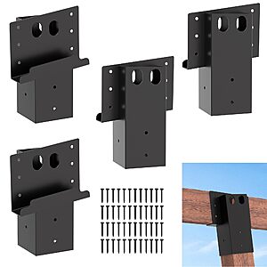 Amazon – MIXXIDEA 4-Pack 4x4 Deer Stand Brackets $29.99 w/ Code