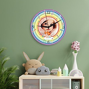 CanvasChamp 8x8 Custom Photo Wall Clock (Circle) $6.96 + $9.99 Shipping
