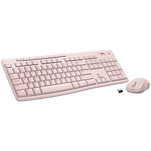 $19.99* | Logitech MK270 Wireless Keyboard & Mouse Combo (Rose) at Amazon