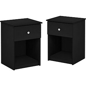 2-Pack Furinno Tidur Nightstand w/ Drawer & Open Shelf (Americano) $39.14 + Free Shipping