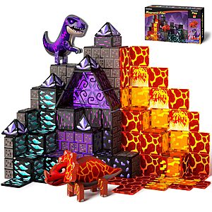 Amazon – GobiDex Dinosaur Lava & Cave Magnetic Tiles $11.89 w/ Code