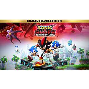 SONIC X SHADOW GENERATIONS DIGITAL DELUXE EDITION Nintendo Switch $17.99