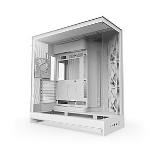 NZXT H9 Flow Dual-Chamber Mid-Tower ATX PC Case (White; 2025) $109.99 + Free Shipping