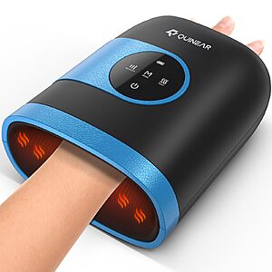 QUINEAR Hand Massager - Cordless Hand Massager with Heat and Compression $35