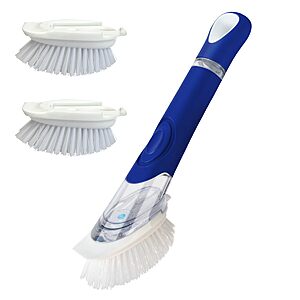 CELOX Dish Brush w/ Built-In Soap Dispenser & 2 Brush Refills (3 colors) $7.49 + Free Shipping w/ Prime or on $35+