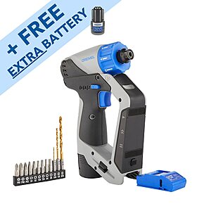 Dremel Blueprint 12V 1/4" Keyless Brushless Cordless Drill w/ Built-In Stud Finder & Laser + Extra Battery $79 + Free Shipping
