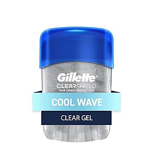 [SnS] $1.42 | 0.5-Oz Gillette Antiperspirant and Deodorant for Men (Cool Wave) at Amazon