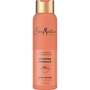 18-Oz SheaMoisture Coconut & Hibiscus Glowing Radiance Body Wash $5.01 w/ S&S + Free Shipping w/ Prime or on $35+
