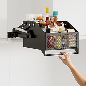 HOUSE AGAIN Pull-Down Cabinet Organizer for High/Deep Cabinets, Drop Down Spice Rack $24.99