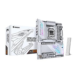 GIGABYTE X870E AORUS PRO X3D ICE AMD AM5 LGA 1718 ATX Motherboard $339.99 + Free Shipping
