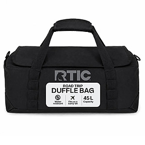 45L RTIC Outdoors Road Trip Duffel Bag (Black) $32.40 + Free Shipping