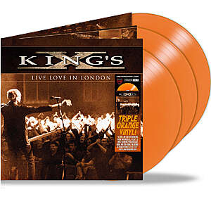 KING'S X - LIVE LOVE IN LONDON (3-LP Triple Orange Vinyl) $34.95