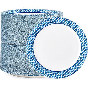 8.375 Inch Disposable Paper Plates, 300 Count Soak and Cut Proof Printed Paper Plates for Daily Use, Holiday for Family Gatherings, Parties, Picnic $28.79