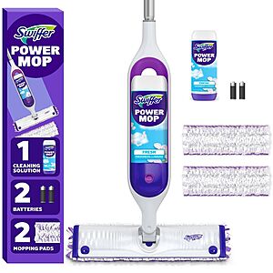 $24.98 ac Target Circle Swiffer Power Mop Multi-Surface Mop Kit + 2 Refill Solution for Floor Cleaning, spend another $13.02, get a $15 Target GC!