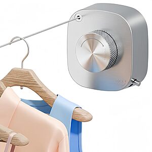[Prime] 13.8' FORIOUS Retractable Clothesline w/ Tension Knob (Stainless Steel) $12.99 + Free Shipping