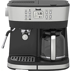 Bella PRO Combo 19-Bar Espresso & 10-Cup Drip Coffee Maker (Stainless Steel) $59.99 + Free Shipping