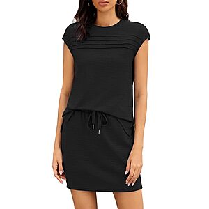 2-Piece Casly Lamiit Women's Cap Sleeve Top & Tennis Skort Set (Various) $9.99 + Free Shipping w/ Prime or on $35+