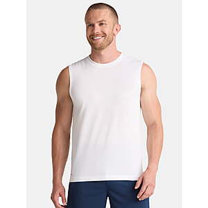 Athletic Works Men's & Big Men's Jersey and Space Dye Muscle Tee $2.13+