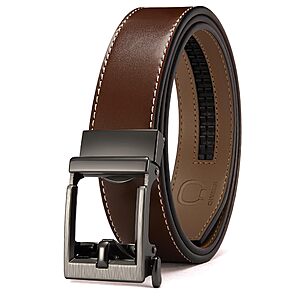 CHAOREN Ratchet Belt Men - 1 3/8'' Mens Belt Leather for Casual Jeans $6.99