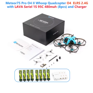 BETAFPV New Meteor75 Pro O4 II Whoop Quadcopter For LAVA Seriel 1S II 95C 480mah Battery FPV Quadcopter Matrix 1S 3IN1 HD FC  $214.42