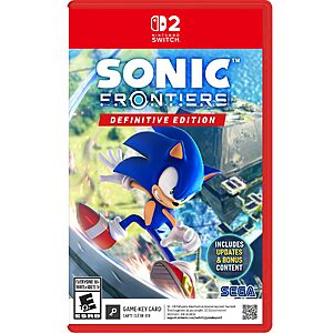 Sonic Frontiers: Definitive Edition (Nintendo Switch 2 GKC) $29.99 + Free Shipping w/ Prime or on $35+