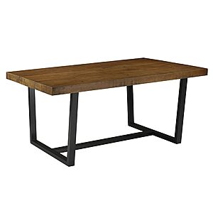 72" Walker Edison Durango Solid Pine Dining Table (Rustic Oak) $174.99 + Free Shipping