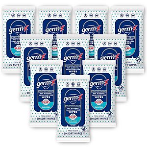 6-Pack 8-Ounce Germ-X Advanced Hand Sanitizer Pump Bottle $11.88 + Free Shipping w/ Prime or $35+