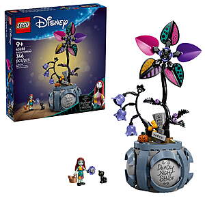346-Piece LEGO Disney Sally's Flowerpot The Nightmare Before Christmas Building Set (43288) $39.99 + Free Shipping