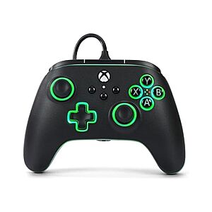 PowerA Advantage Lumectra Wired Controller (Xbox Series X|S/Xbox One/PC, Black) $11.99 + Free Shipping w/ Prime or $6 Fee per Order