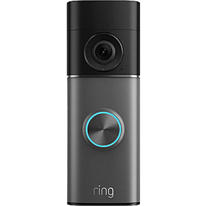 Ring - Wired and Battery Doorbell Retinal 2K with wide-angle video, up to 6x Enhanced Zoom, and Two-Way Talk $109.99