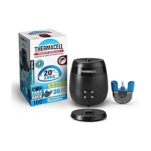 $14.99 | Thermacell Mosquito Repellent E-Series Rechargeable Repeller w/ 36-Hr Repellent Refill at Woot!