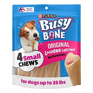 32-Count Purina Busy Bone Original Small Adult Dog Chew Treats $21.00 + Free Shipping w/ Prime or on $35+
