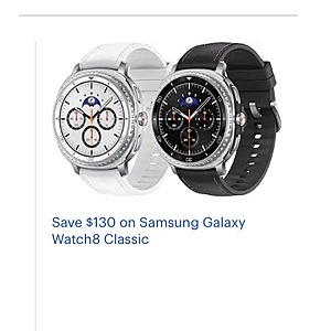 Save $180 on Samsung Galaxy Watch8 Classic Bestbuy.com
