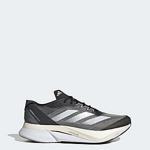 Adidas Men's Adizero Boston 12 Running Shoes (Core Black / Cloud White / Carbon) - $60