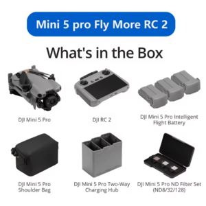 DJI Mini 5 Pro Fly More Combo w/ RC2 $719 & More + Free Shipping