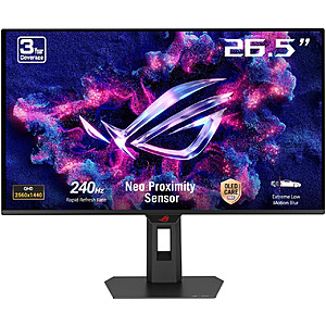 27" ASUS ROG Strix 1440p 240Hz OLED Gaming Monitor $400 + Free Shipping