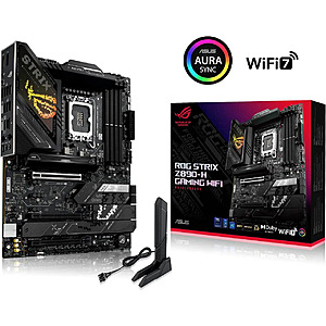 [Newegg] ASUS ROG STRIX Z890-H GAMING WIFI Z890 LGA 1851 ATX Motherboard $219 + Free S/H