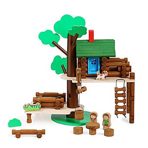 SainSmart Jr. 2-Tier Wooden Tree House Building Set $16.98 + Free Shipping w/ Prime or on orders over $35