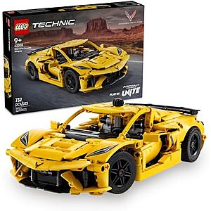 $41.99* | 732-Piece LEGO Technic - Chevrolet Corvette Stingray (42205, 2025) at Amazon