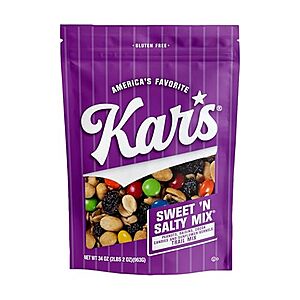 $6.97* | 34-oz Kar’s Nuts Sweet ‘N Salty Trail Mix at Amazon