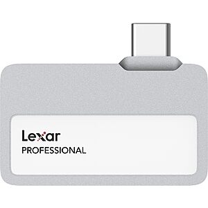 Lexar 2TB Professional Go Portable SSD, Supports Apple 4K 60fps ProRes, Up to 1050MB/s, USB 3.2 Gen 2 $249.99