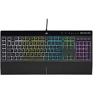 $39.99* | Corsair K55 RGB PRO Membrane Wired Gaming Keyboard at Amazon