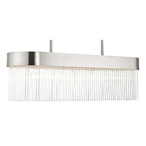 Livex Lighting 49826-91 4-Light Chandelier, Brushed Nickel