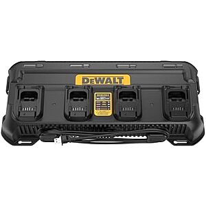 $149* | DEWALT Battery Charger 12V MAX, 20V MAX, FLEXVOLT 20V/60V MAX, 4 Amp (DCB1404) at Amazon