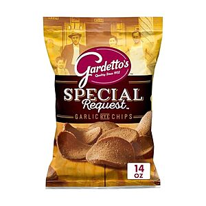 [SnS, AC] $23.85 | 10 × 14-Oz Gardetto's Snack Mix (Roasted Garlic Rye) ($2.39 each) at Amazon