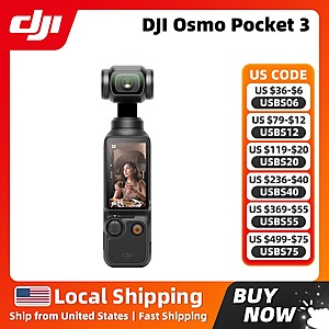 DJI Osmo Pocket 3 1" CMOS 4K/120fps 2" Rotatable Screen Gimbal $287.90 + Free Shipping