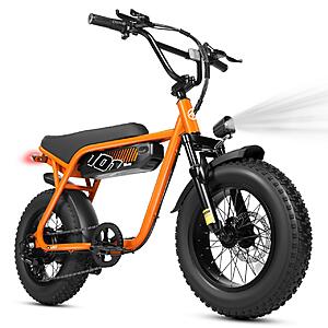 ESKUTE V101 Electric Dirt Bike 1500W Peak Motor 16x4.0" Fat Tire 28MPH E-Bike 624WH Battery $397 + Free Shipping