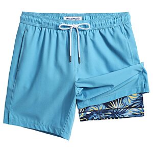 Amazon – maamgic Men's 7" Swim Trunks w/ Compression Liner $12.99 w/ Code